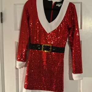 tipsy elves size small Mrs. Klaus dress.